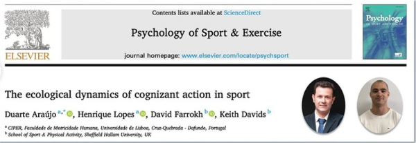 Athlete’s action is cognition - New Article by SpertLab