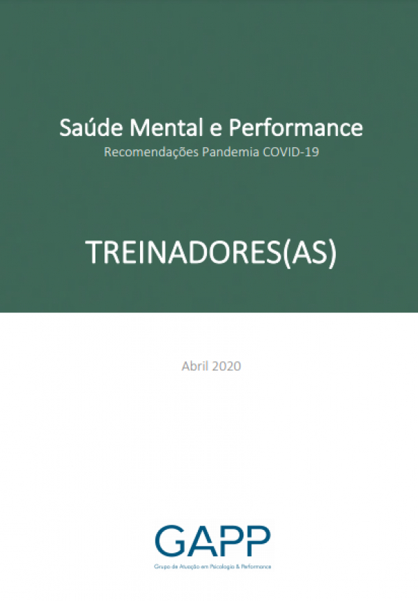 Saúde mental e performance. Recomendações pandemia COVID-19