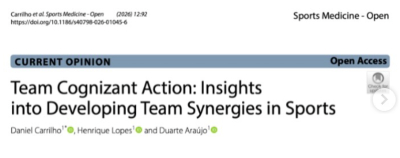 New article on team cognition!