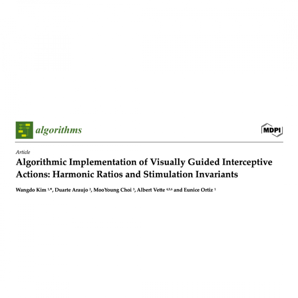 New article &quot;Algorithmic Implementation of Visually Guided Interceptive Actions: Harmonic Ratios and Stimulation Invariants&quot;