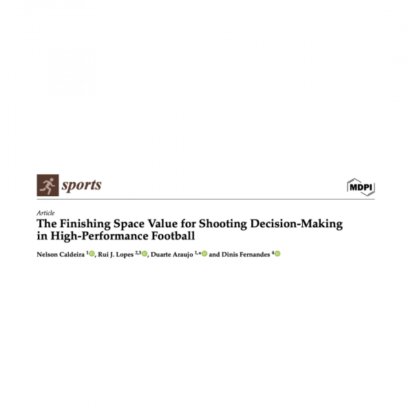 New article &quot;The Finishing Space Value for Shooting Decision-Making in High-Performance Football&quot;