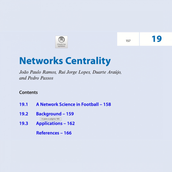 New book chapter &quot;Networks Centrality&quot;!